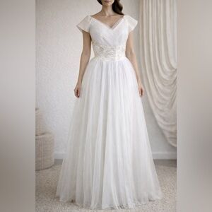 Vintage Handmade Women Maxi Dress Size S/M